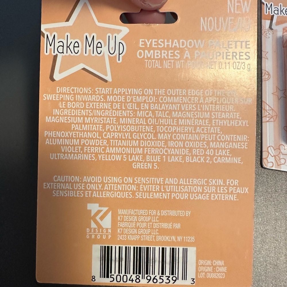 Make me Up Eyeshadow Palette x4 NWT - Picture 3 of 4